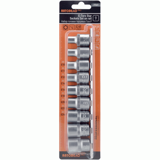 Набор головок торцевых Torx® 1/2