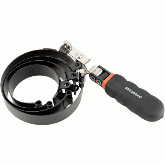 ключ масляного фильтра (АвтоDело) (ленточный, универсальный D=60-113mm) 40505