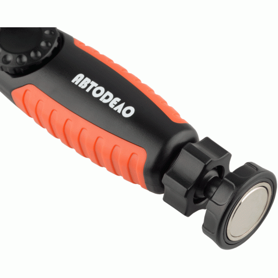 фонарь светодиодный инспекционный поворотный 5W COB+5W LED, 400Lm, Li-ion 2000mAh (АвтоDело) 44309