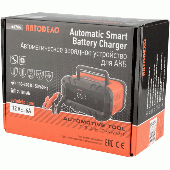 Устройство зарядное автоматическое 12V 6A
